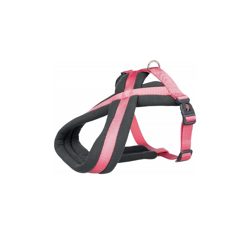 Photos - Dog Clothing Trixie   Touring Dog Harness | Dog Harness With Padding Pink 204210 (L-XL, Flamingo)