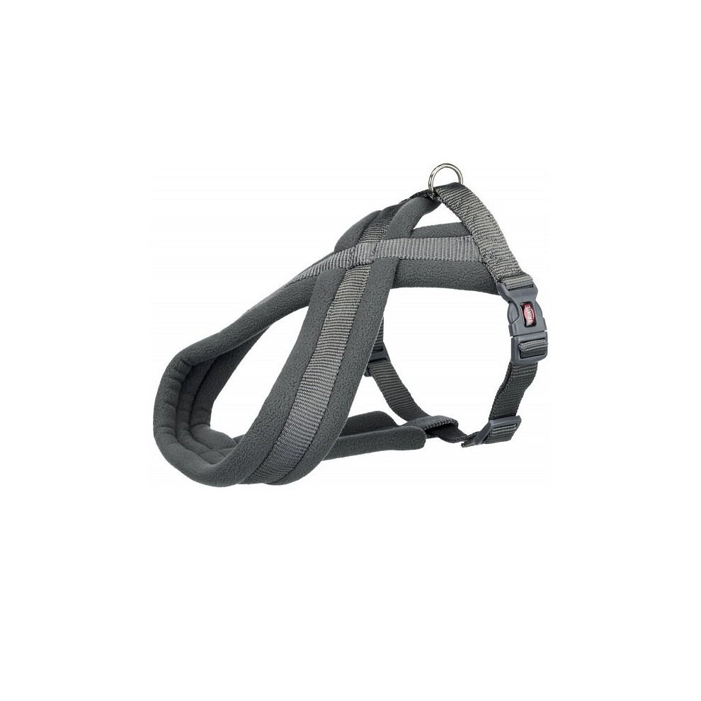 Trixie (Xs-S, Graphite) Touring Dog Harness | Dog Harness With Padding Grey