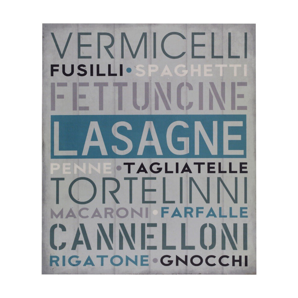 Premier Housewares Lasagne Wall Plaque, Mdf