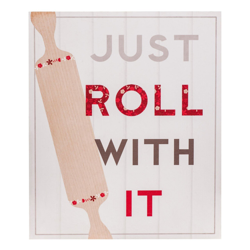 Just Roll with it Wall Plaque, MDF