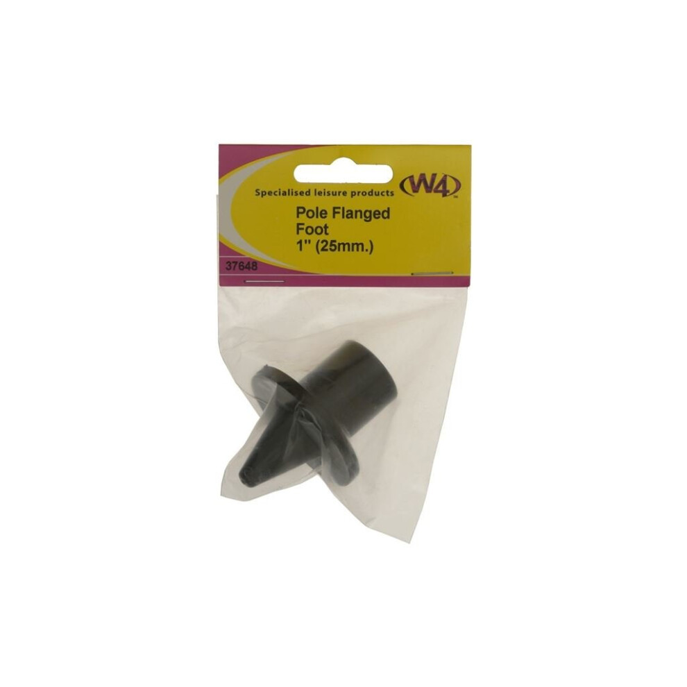 W4 Awning Pole Rubber Flanged Foot - 1In./25Mm