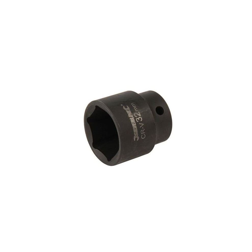 Impact Socket 1/2" Drive 6pt Metric - 32mm
