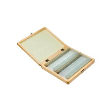Barska Optics AF11944 Prepared Microscope Slides 100pcs with Wood case