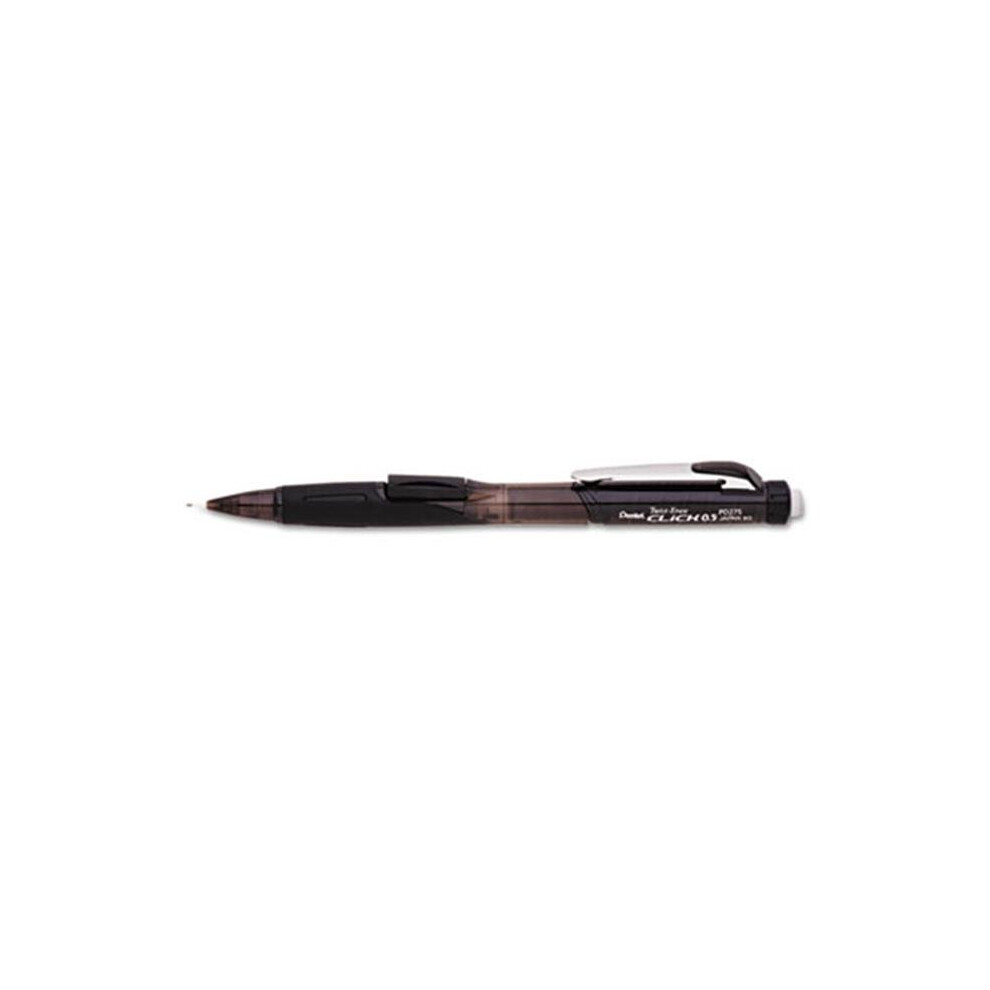 Pentel PD275TA Twist-Erase CLICK Mechanical Pencil  0.5 mm  Black Barrel