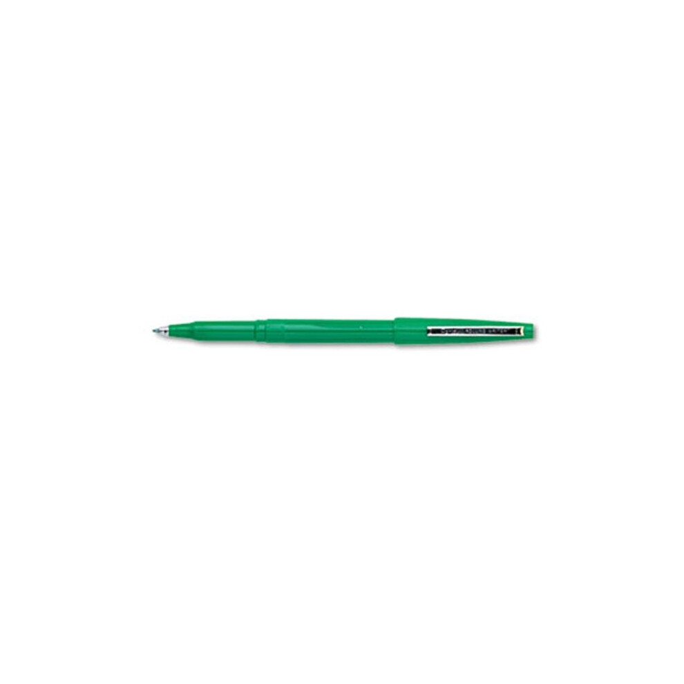 Pentel R100d Rolling Writer Roller Ball Capped Pen Green Ink Medium Dozen