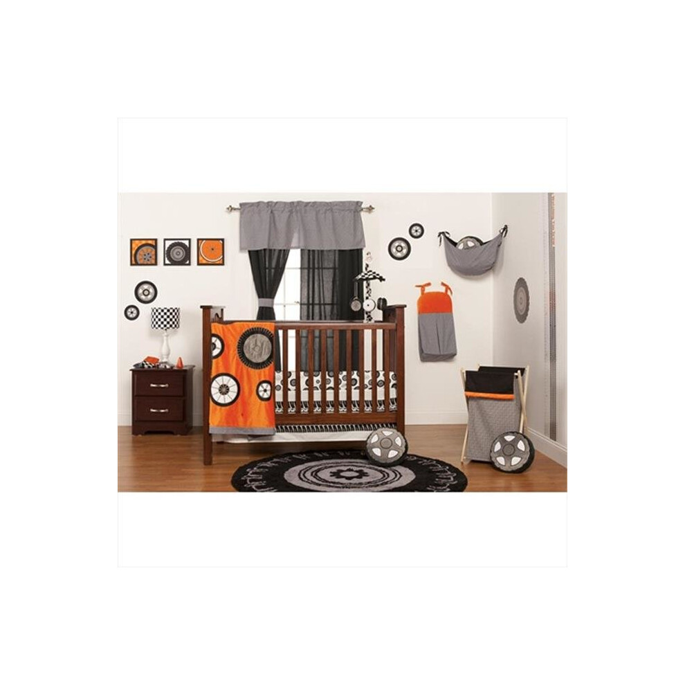 10-20118 Teyo's Tires Infant 3 Piece Crib Bedding Set One Grace Place