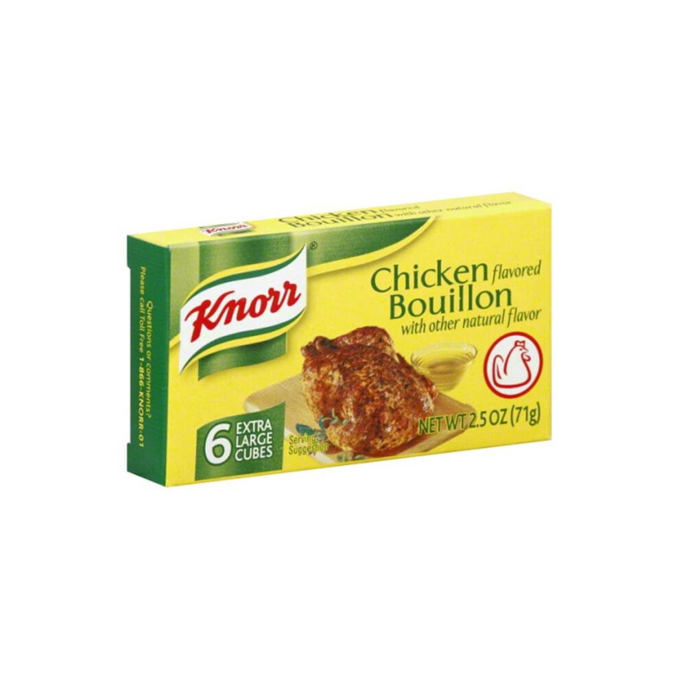 KNORR BOUILLON CUBE CHKN 6PC-2.3 OZ -Pack of 24