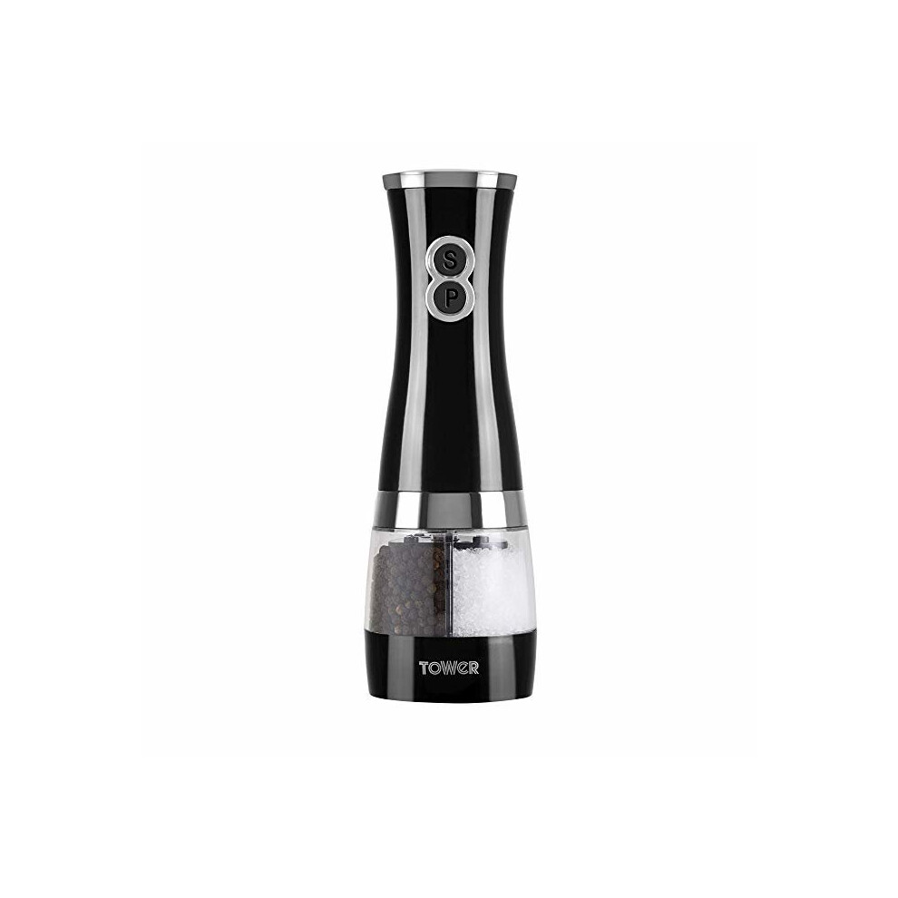 Tower  T847004B Duo Electric Salt/Pepper Mill