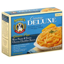 Annie's Homegrown, Deluxe, Macarrão de Arroz e Molho de Queijo, Conchas e Cheddar Clássico, Sem Glúten, 11 oz (312 g)
