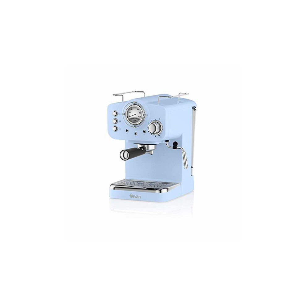 Swan Espresso Coffee Machine - Pale Blue