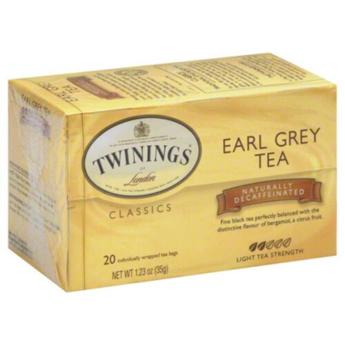 Twinings TWINING TEA TEA DCF EARL GREY-20 BG -Pack of 6