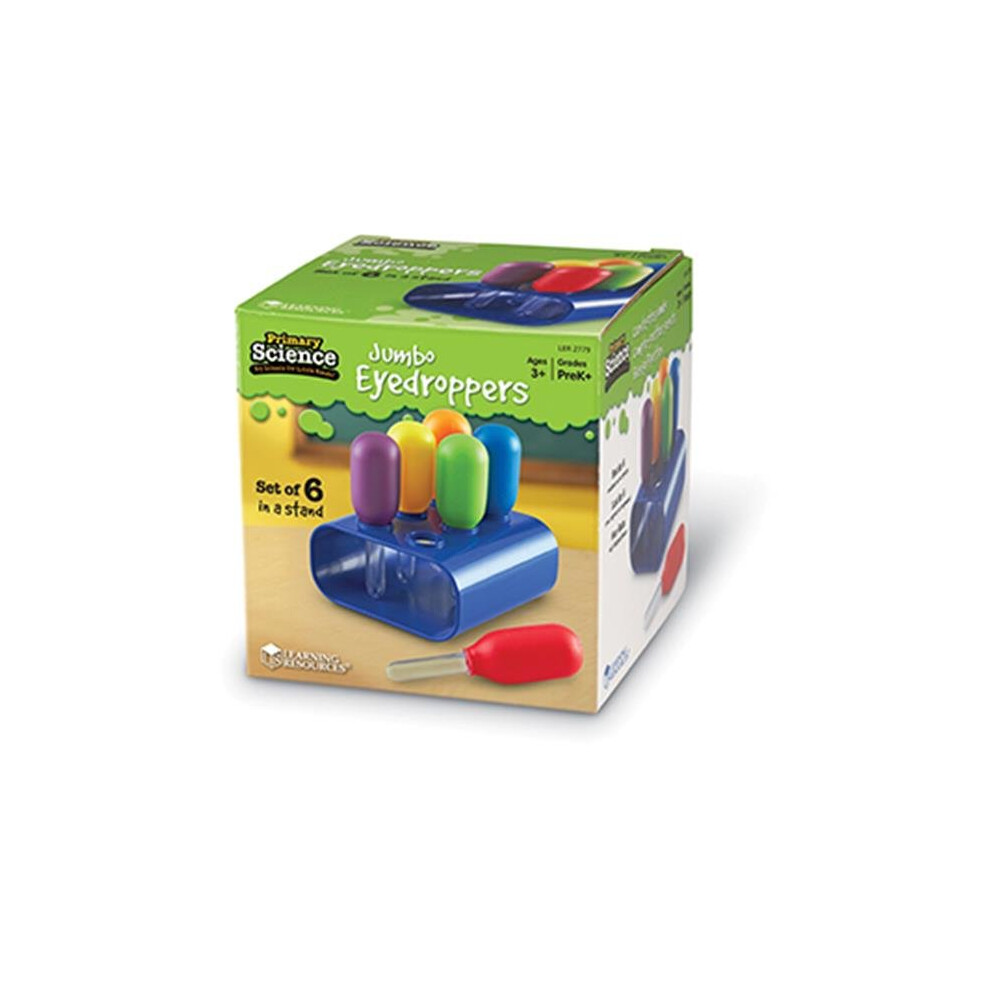 LEARNING RESOURCES LER2779 PRIMARY SCIENCE JUMBO EYEDROPPERS