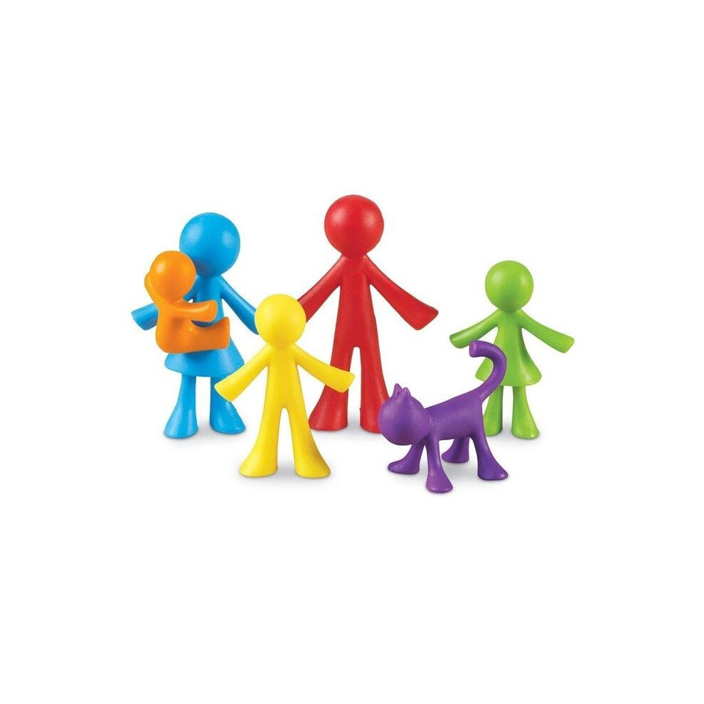 LEARNING RESOURCES LER3372 ALL ABOUT ME FAMILY COUNTERS 72 SET