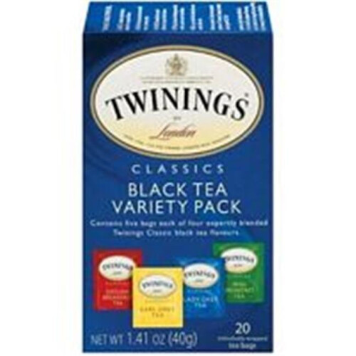 Twinings Twinings, Schwarzer Tee-Varietäten-Pack, 20 Teebeutel, 1,41 oz (40 g)