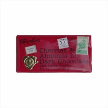 Chocolove, Kirschen & Mandeln in dunklem Schokoladen, 55% Kakao, 3,2 oz (90 g)
