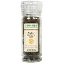 Frontier Natural Products Alder Smoke Salt Grinder 3.2 Oz -Pack of 6