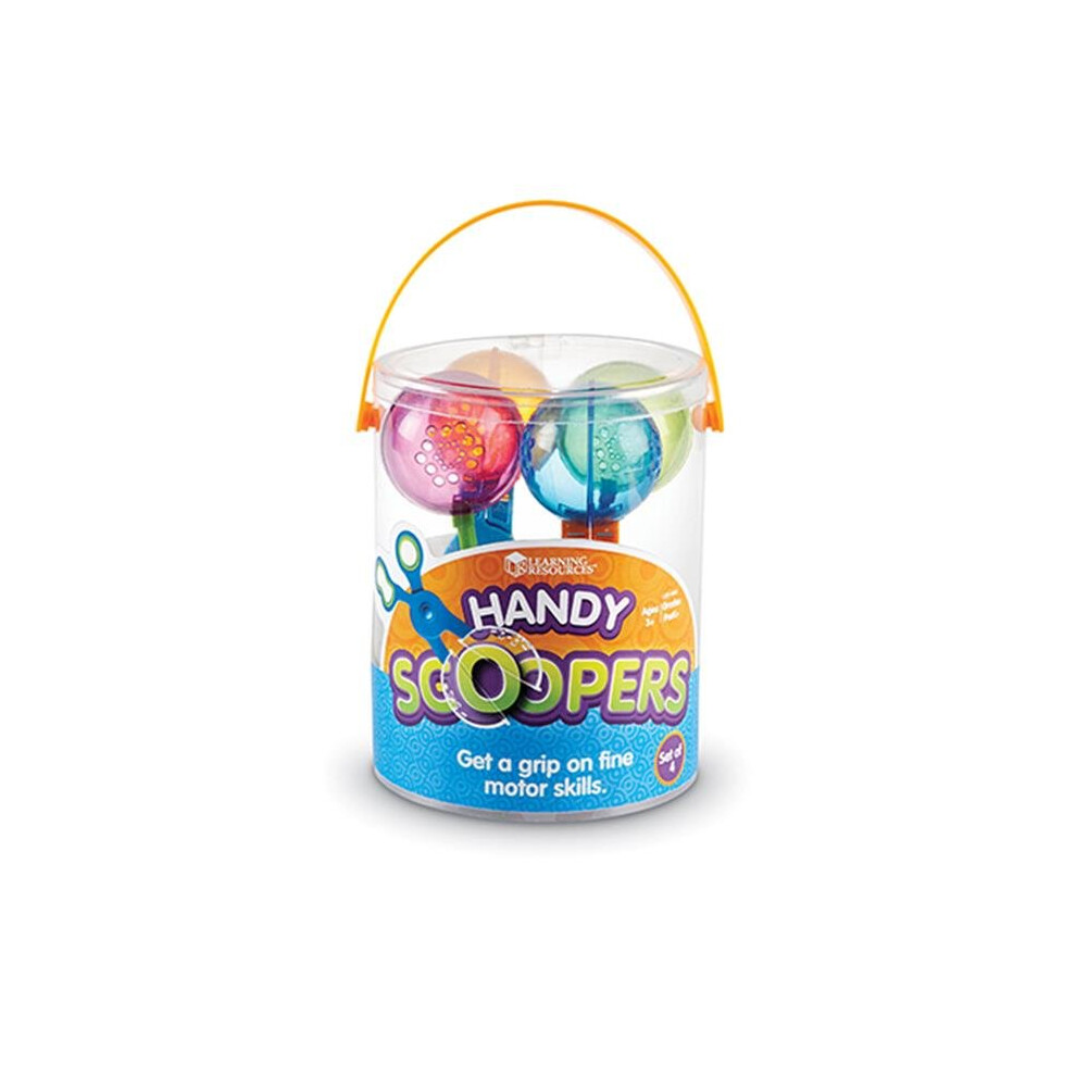 LEARNING RESOURCES LER4963 HANDY SCOOPERS SET OF 4