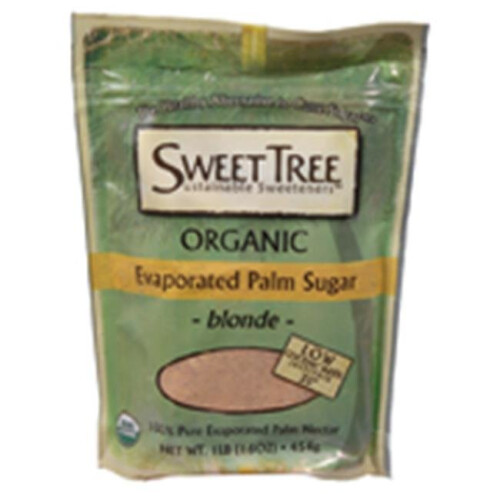 Sweet Tree Evap Palm Sugar Blond 16 Oz -Pack of 6