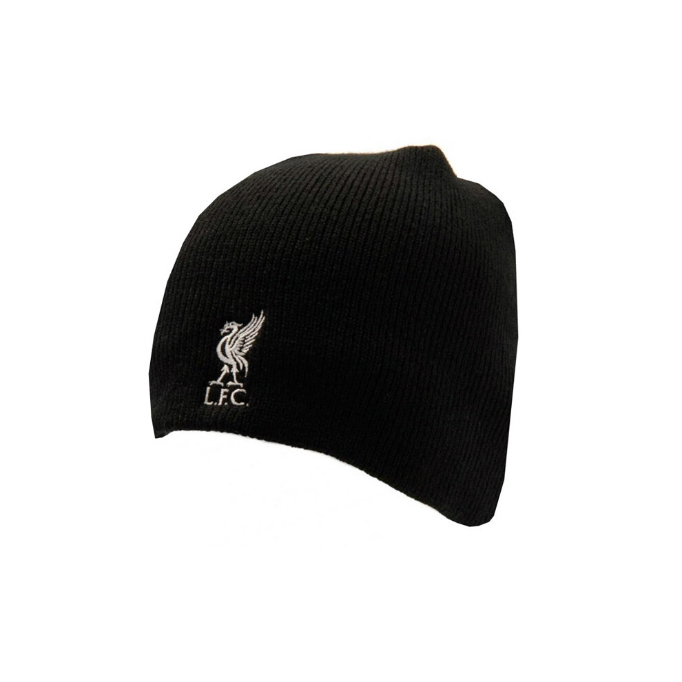 Liverpool Beanie Knitted Hat - Black