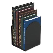 Universal 54071 Bookends, Magnetic, 6 x 5 x 7, Metal, Black