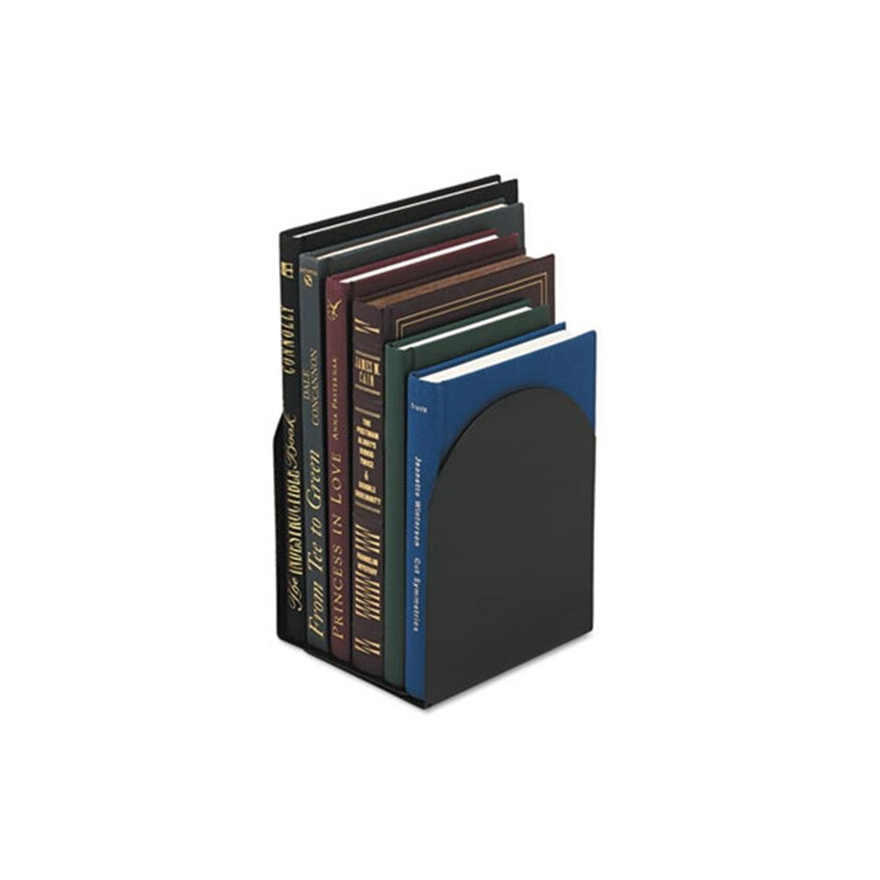 Universal 54071 Bookends, Magnetic, 6 x 5 x 7, Metal, Black