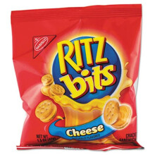 Nabisco. 06834 Ritz Bits, Cheese, 1.5 oz Packs, 60 Packs-Carton