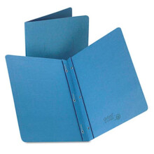 Esselte Pendaflex 52501 Report Cover, 3 Fasteners, Panel and Border Cover, Letter, Light Blue, 25-Box