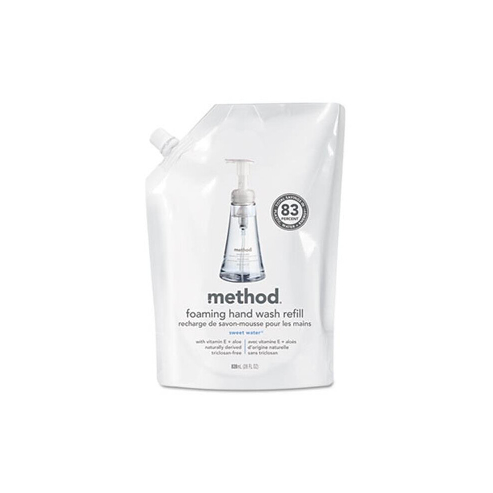 Method 00667 Foaming Hand Wash Refill, 28 oz. Pouch, Sea Minerals