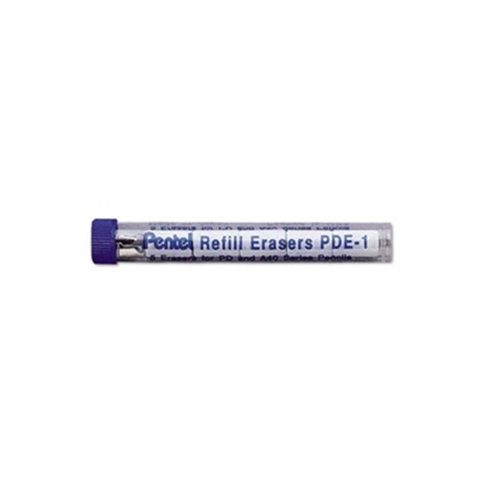 Pentel Of America PDE-1 Clic Eraser Refill .5x.5x3.1 White