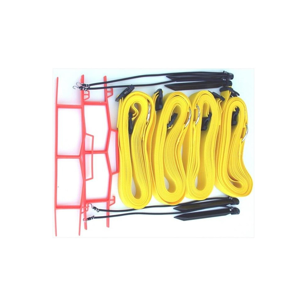 Home Court M819AYS 8 Meter Yellow 2-inch Adjustable Web Courtlines-image-OPC-PQGRPP-NEW