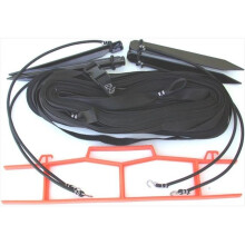 Home Court W25BKS Black 1-inch Non-adjustable Web Courtlines