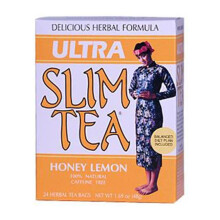 Hobe Labs, Chá Ultra Slim, Limão Mel, Sem Caféina, 24 Sacos de Chá Herbal, 1,69 oz (48 g) Cada