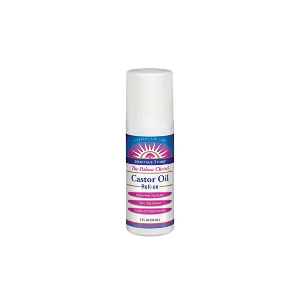 Pure Provence Heritage Products The Palma Christi Castor Oil Roll-On - 3 Fl Oz