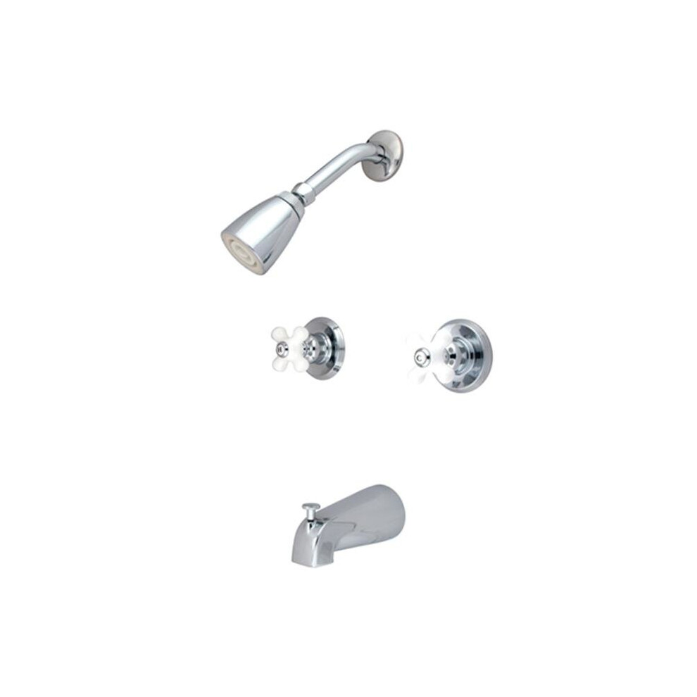 Kingston Brass Kb241px Two Handle Tub & Shower Faucet 663370116711