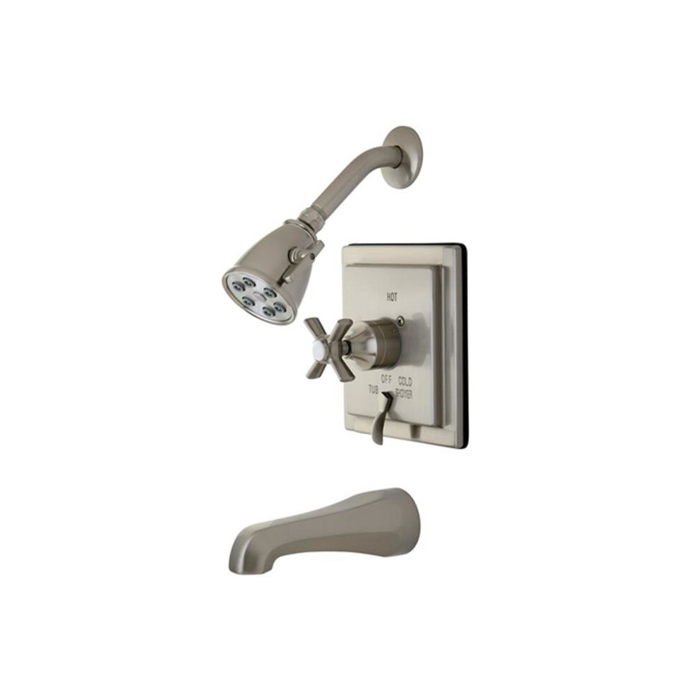 Photos - Other Bathroom Accessories Kingston Brass VB86580ZX Millennium Tub-Shower Faucet, Satin Nickel