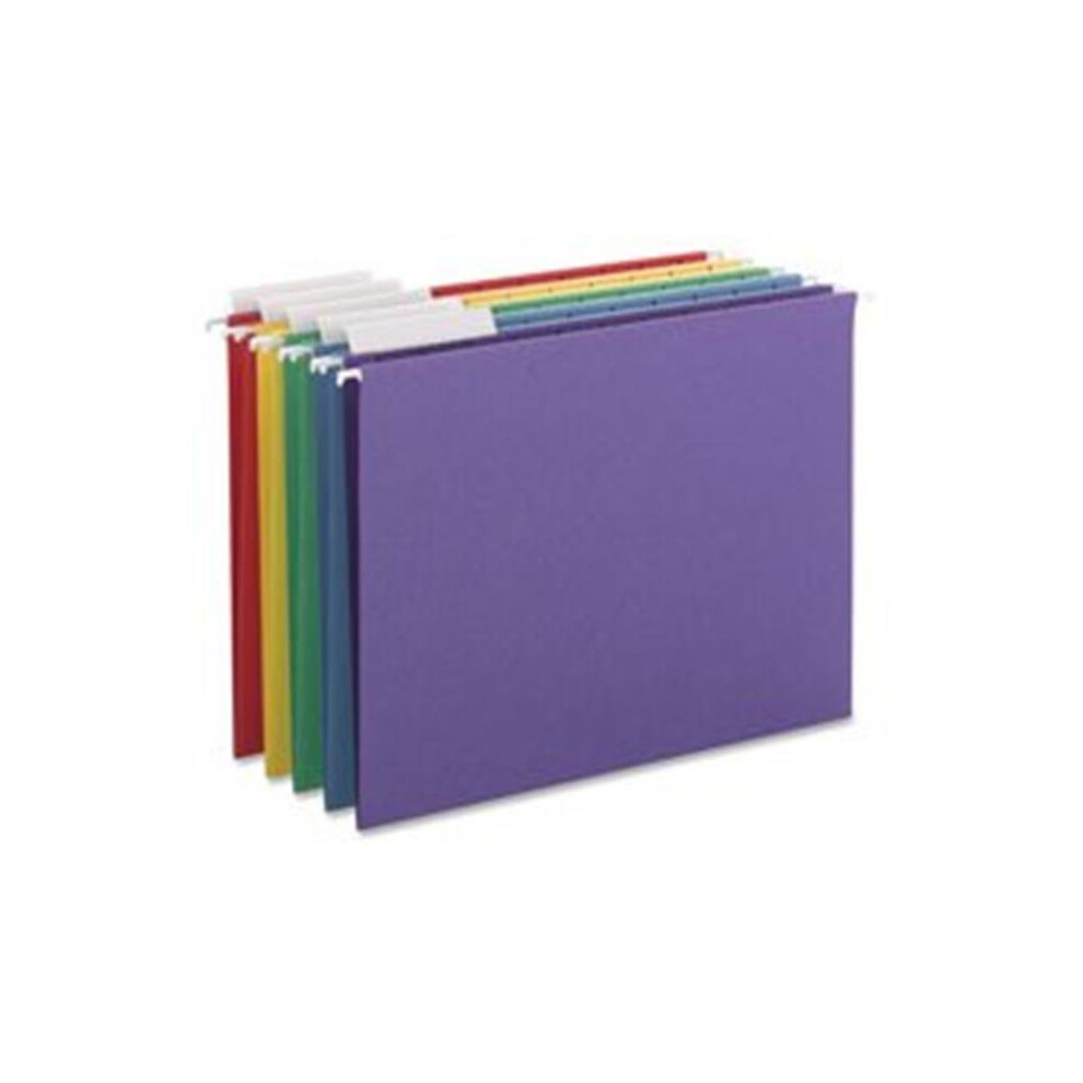 Photos - File Folder / Lever Arch File Smead SMD64023 Hanging Folders, Ltr, 11pt, 11.75 in. x 9.25 in., 25-BX, Purple 