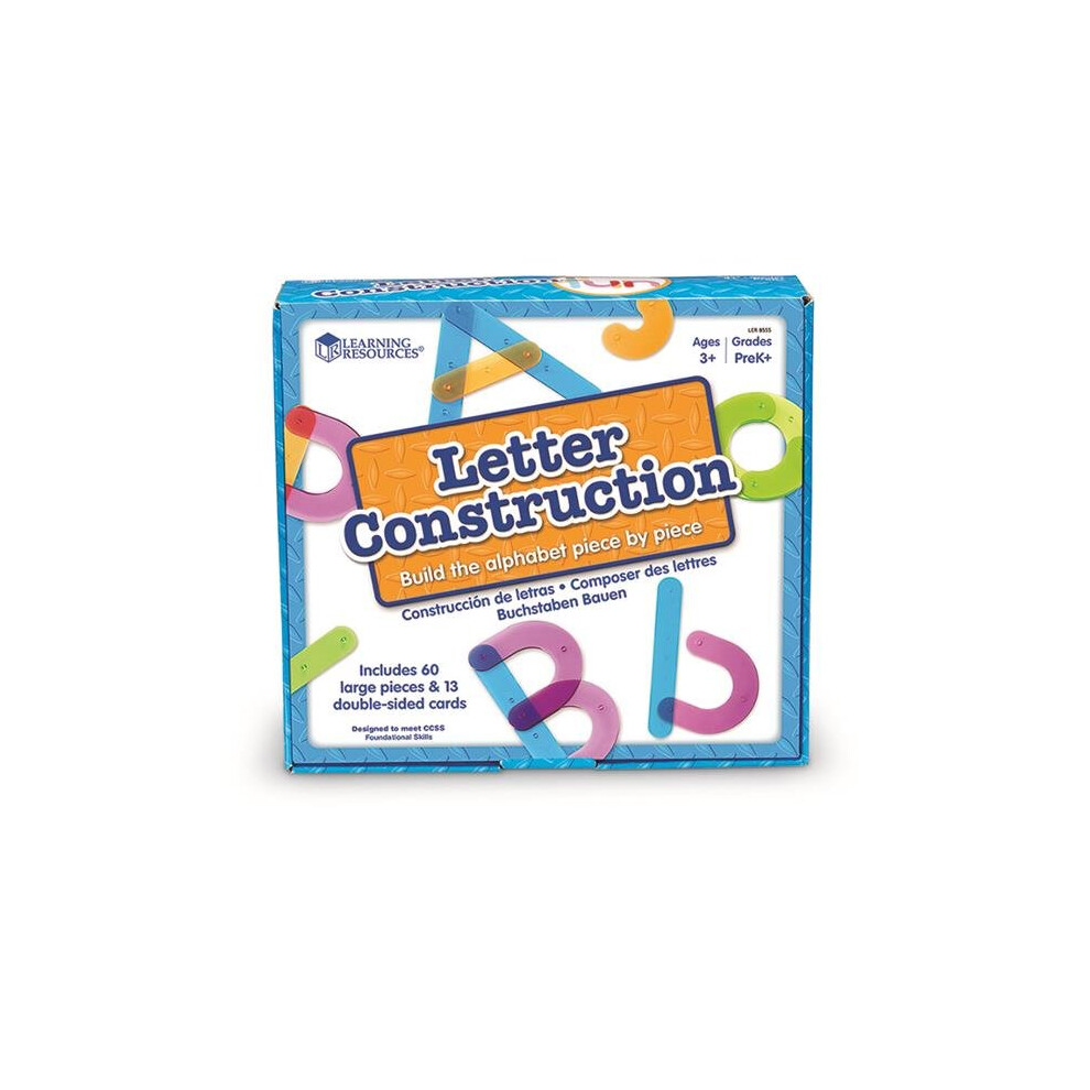 Learning Resources Ler8555 Letter Construction Activity Set