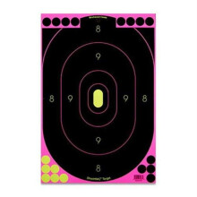 Birchwood Casey 34635 ShootNC Pink 12 in. x 18 in. Silhouette Tgt-5