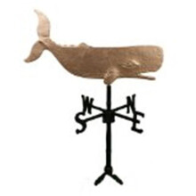 Montague Metal Products WV-285-GB 200 Series 32 In. Gold Whale Weathervane