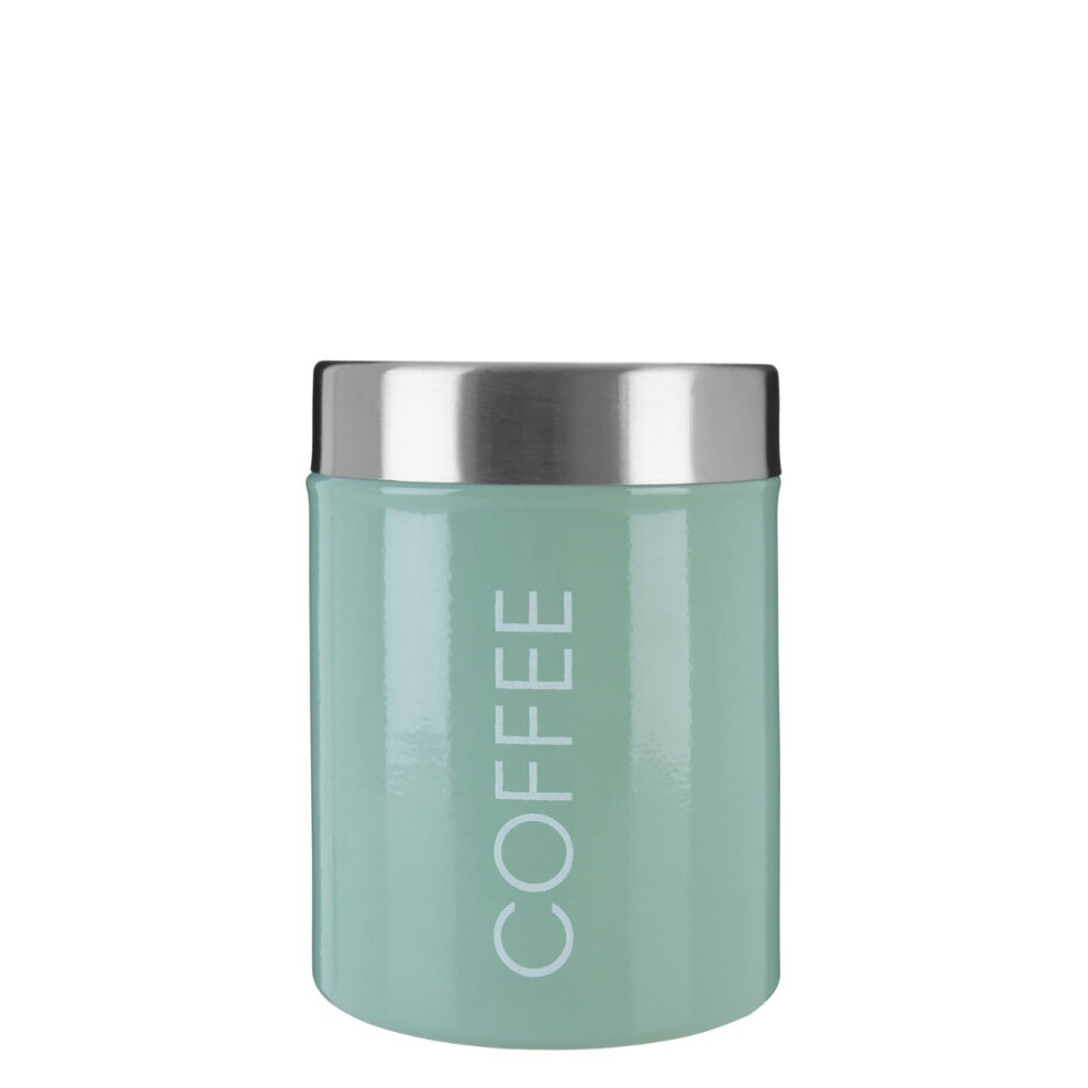 Liberty Coffee Canister, Pistachio Enamel