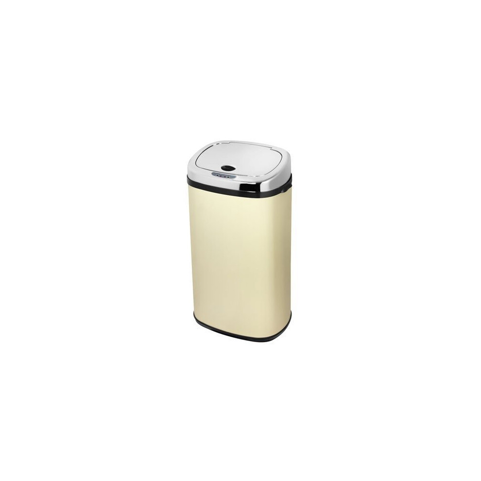 42L Square Sensor Bin Cream