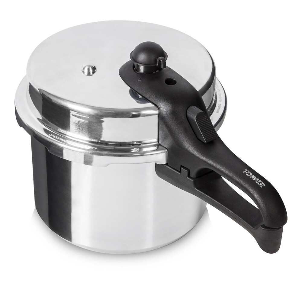 Tower T80213 6L Hi Dome Aluminium Pressure Cooker, New