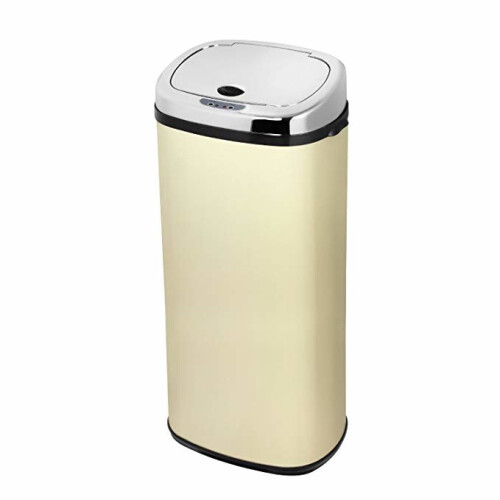 Morphy Richards Morphy Richards 971518  Chroma Square Sensor Bin with Infrared Technology, Cream, 50 Litre