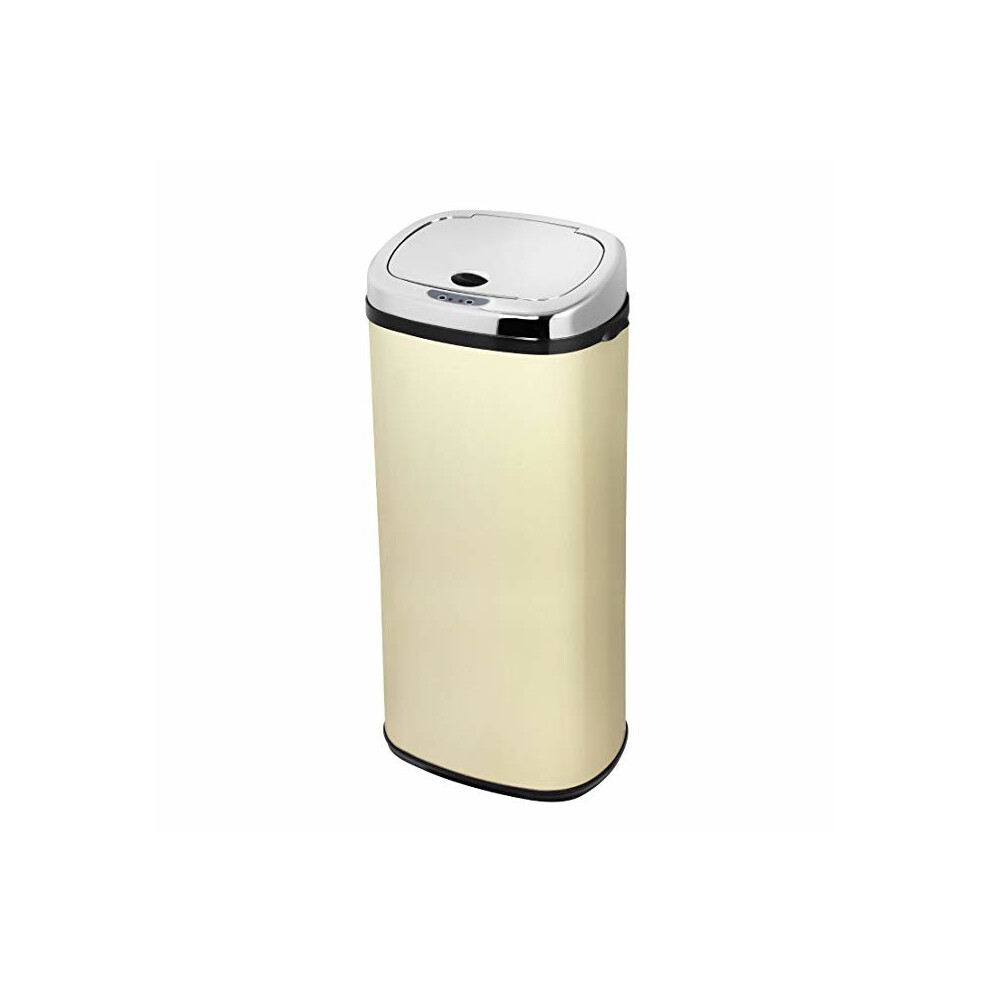 Morphy Richards 971518  Chroma Square Sensor Bin with Infrared Technology, Cream, 50 Litre
