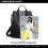 Miss Lulu (Black) Women Anti-theft Backpacks Girls Fur Ball School Bags Waterproof Daypack Rucksack Shoulder Bags 8