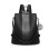 Miss Lulu (Black) Women Anti-theft Backpacks Girls Fur Ball School Bags Waterproof Daypack Rucksack Shoulder Bags 2
