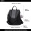Miss Lulu (Black) Women Anti-theft Backpacks Girls Fur Ball School Bags Waterproof Daypack Rucksack Shoulder Bags 6