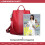 Miss Lulu (Burgundy) Women Anti-theft Backpacks Girls Fur Ball School Bags Waterproof Daypack Rucksack Shoulder Bags 6