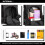 Miss Lulu (Black) Women Anti-theft Backpacks Girls Fur Ball School Bags Waterproof Daypack Rucksack Shoulder Bags 7