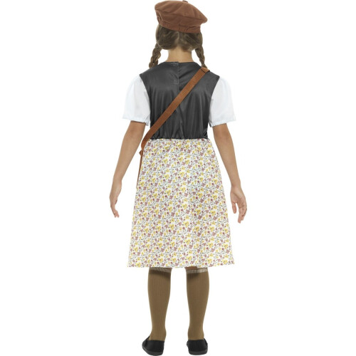 Smiffy's (Medium) Kids Evacuee School Girl Costume 2